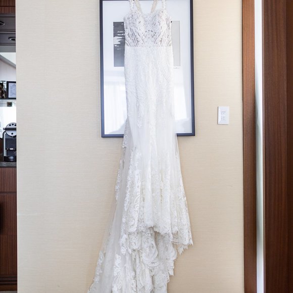 Martina Liana Designer Wedding Dress - With Added Custom Straps! - Picture 7 of 9